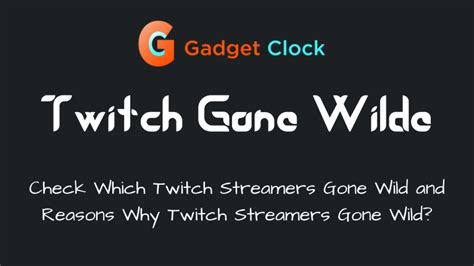 reddit twitch gone wild|Twitch Gone WILD!!! : r/Twitch